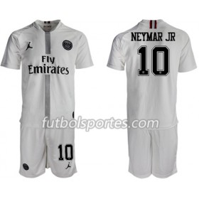 Camisetas Paris Saint Germain Neymar Jr 10 Jordan Blanco Niño Tercera Equipacion 2018/2019